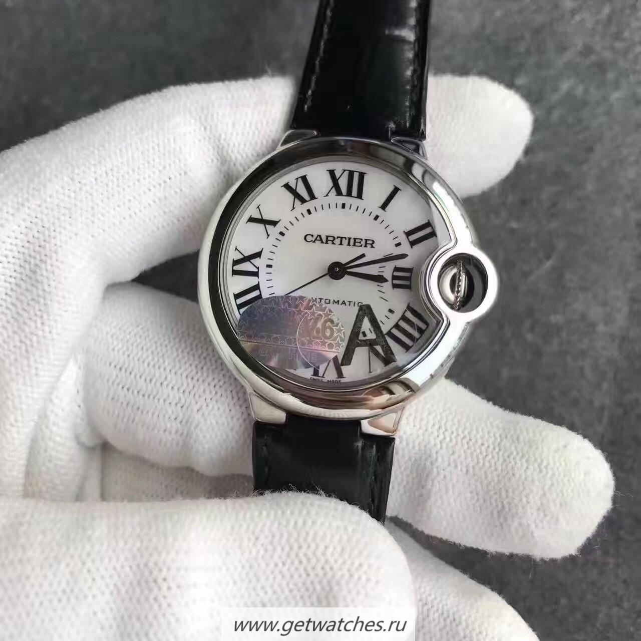 High Quality Ca*t1er Ballon Bleu Ladies 33mm W6920085 HBB V6F SS White Dial 2824