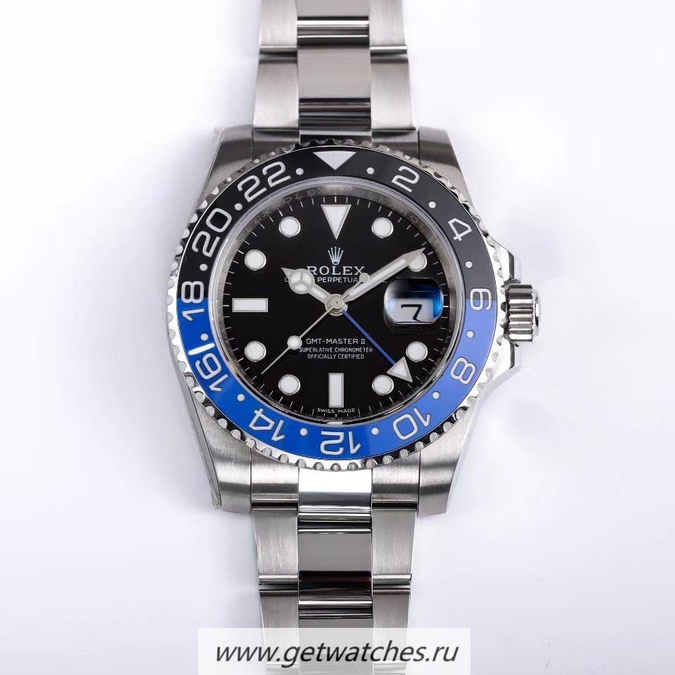 NEW Replica R01ex GMT-Master II 116710 BLNR V9F SS 904L Black Dial 3186